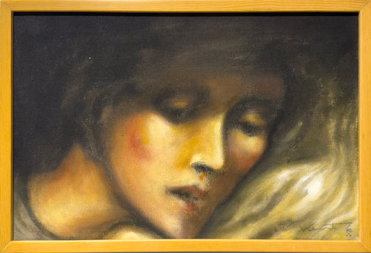 Pieza 08 - Daniel Kent - Serie Rostros / Acrílico sobre tela - 40 x 60 cm