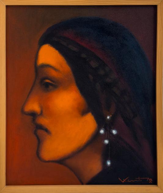 Pieza 10 - Daniel Kent - Serie Rostros / Acrílico sobre tela - 60 x 50 cm