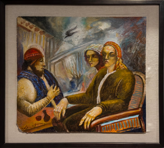 Pieza 15 - Daniel Kent - ST / Acrílico sobre tela - 60 x 65 cm