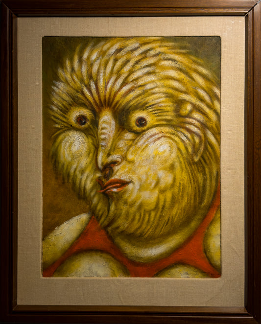 Pieza 24 - Daniel Kent - ST / Acrílico sobre papel Amate - 75 x 55 cm