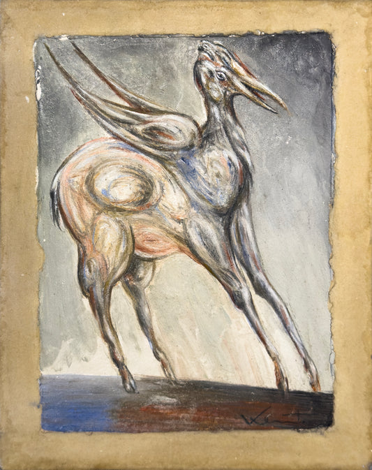 Pieza 35 - Daniel Kent - Teatro del absurdo / Fresco - 110 x 90 cm