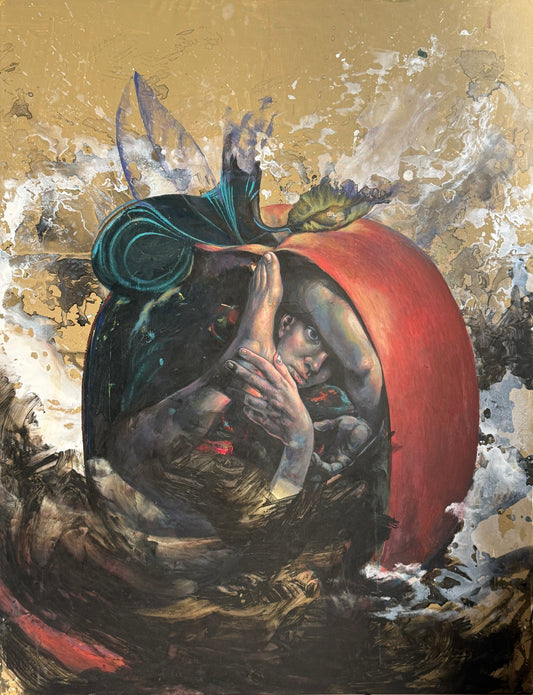 Pieza 77 - Israel Zzepda - "Se encuentra en todo" / acrilico sobre tela - 85 x 75 cm