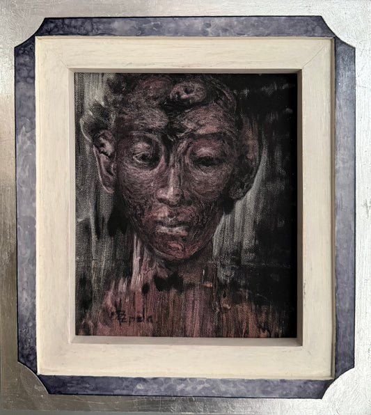 Pieza 74 - Israel Zzepda - "Encuentro" / acrilico sobre tela - 64 x45 cm