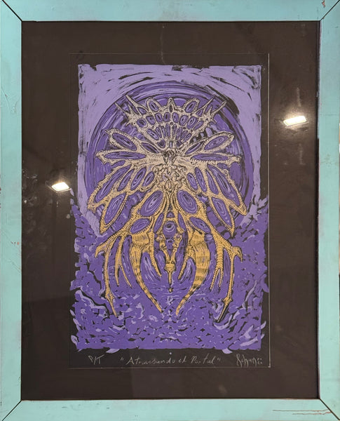 Xehan - Atravesando el portal / Serigrafía sobre papel - 56 x 66 cm