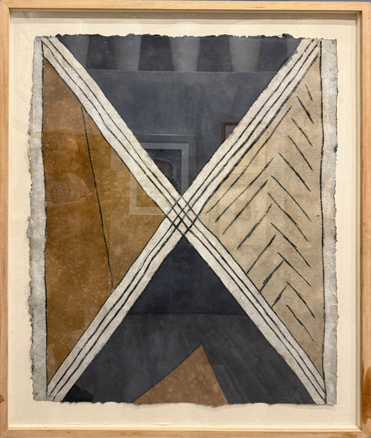 Javier Arévalo - Si te peleas con las fuentes acabarás por morir de sed / Acuarela sobre papel - 104 x 87 cm