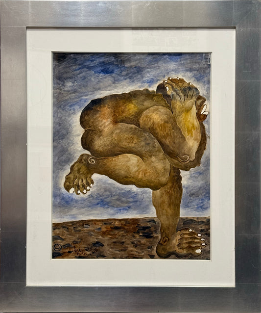 Javier Arévalo - Ojos que no ven, corazón que no siente / Acuarela sobre papel - 63 x 49 cm