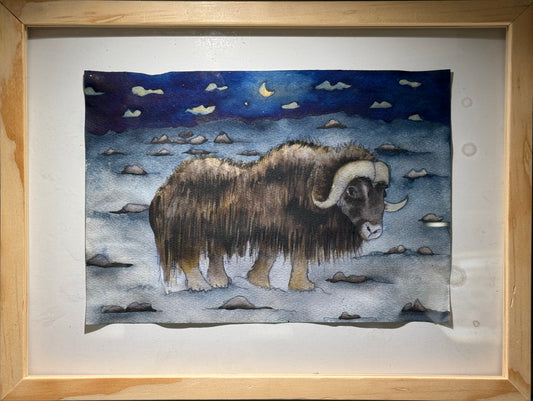 Esteban Arévalo - Tapir / Acuarela sobre papel - 17 x 24 cm