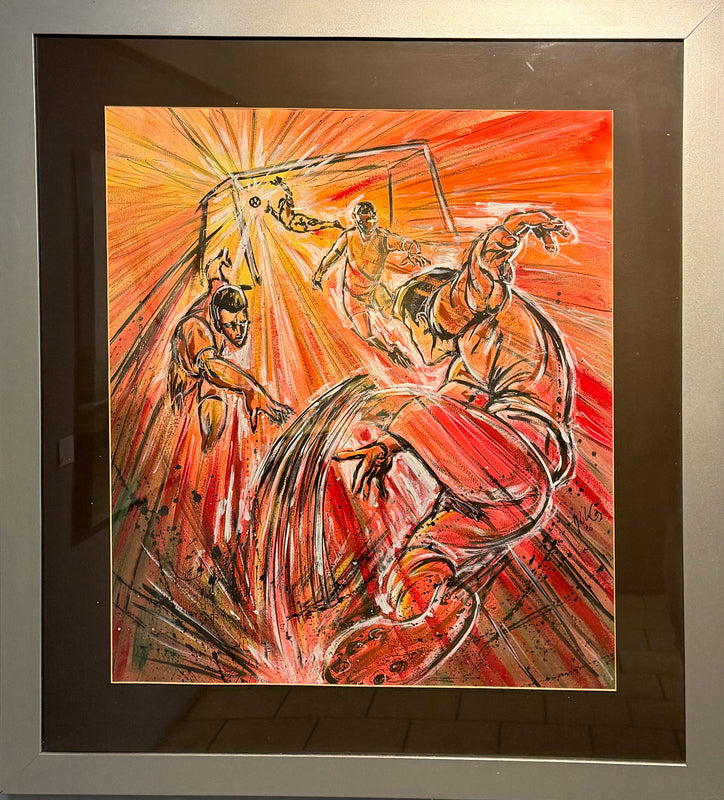 Juan De la Cruz – El grito detenido / Mixta sobre Papel – 62 x 72 cm – 46023