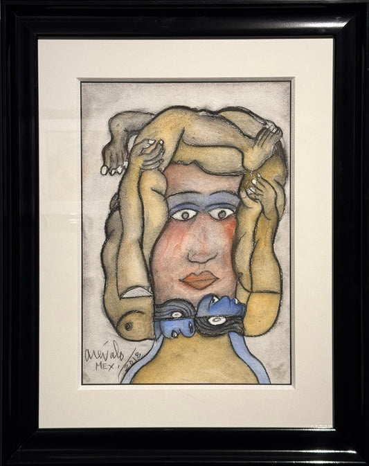 Javier Arévalo - Antes de negar con la cabeza, asegurate de que la tienes / Acuarela sobre papel - 33 x 23 cm