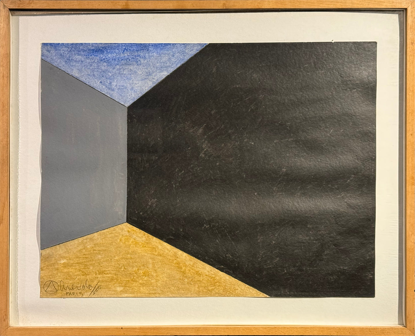 Javier Arévalo - A la vuelta de la otra esquina / Mixta sobre papel - 50 x 65 cm