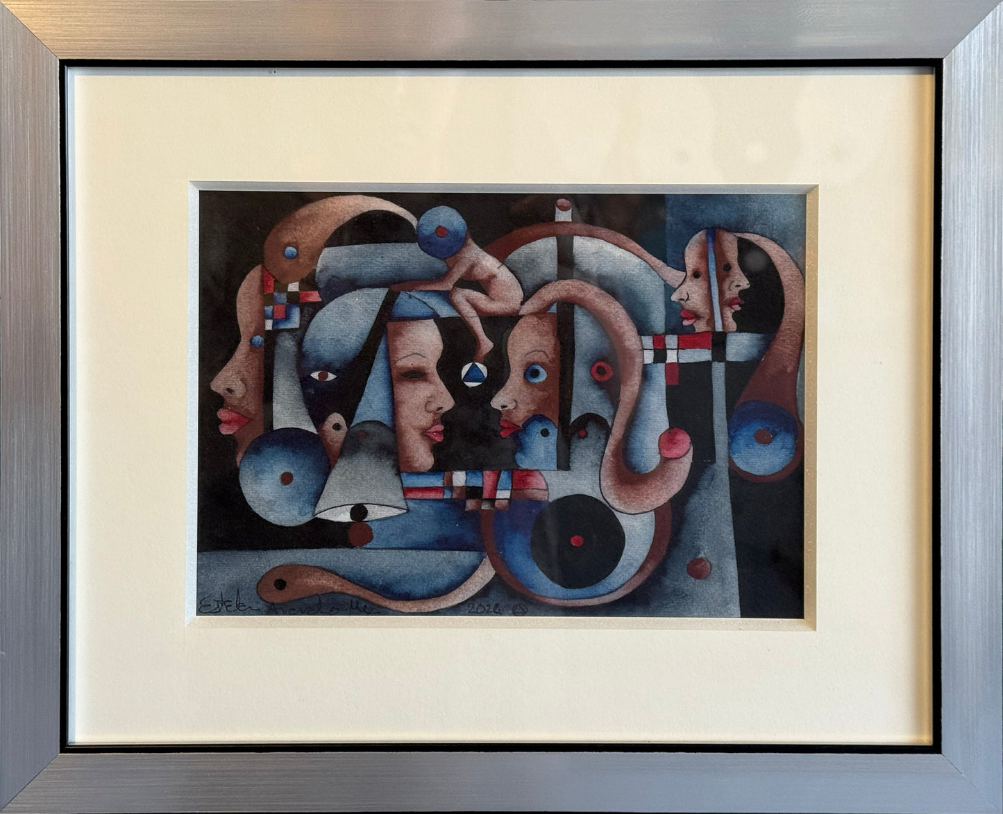 Esteban Arévalo - S-T / Acuarela sobre papel - 17 x 23 cm