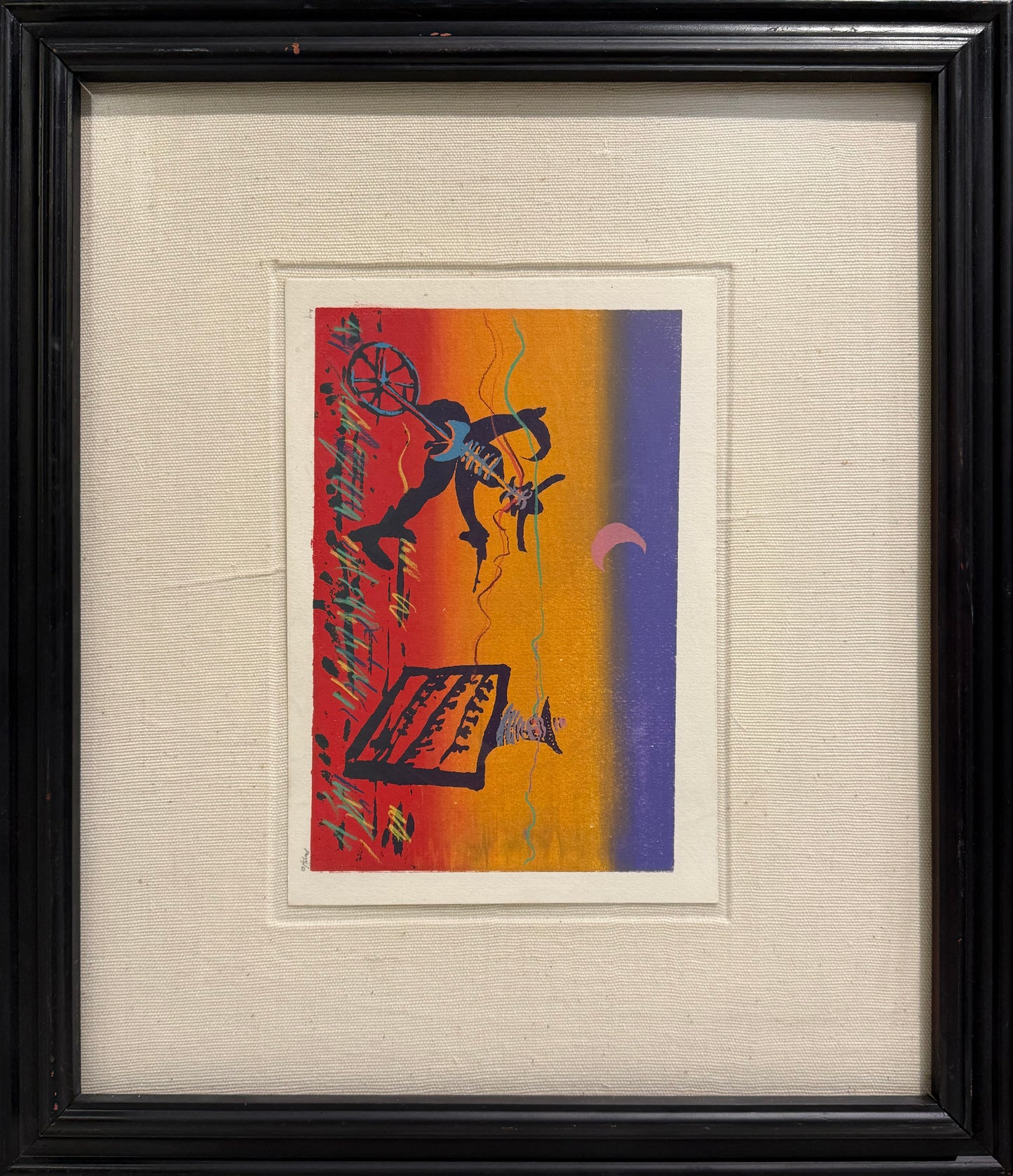 Miguel Angel lopez - ST / Serigrafía  - 21 x 30 cm