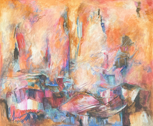 Toni Guerra - Luz y Canto / Acrilico sobre tela - 100 x 120 cm