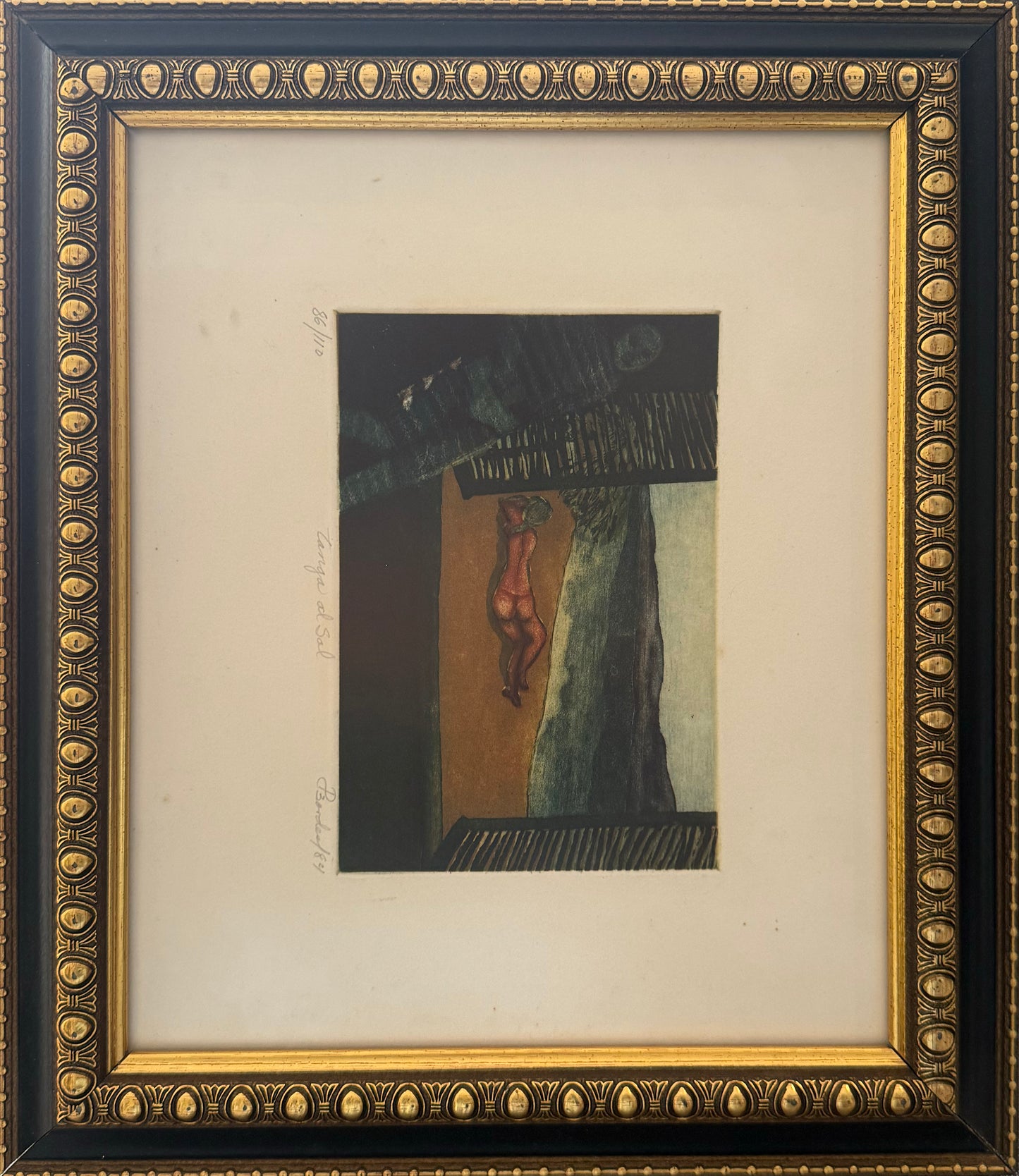 Pilar Bordes - Tanga al sol / Grabado - 12,5 X 18,2 cm