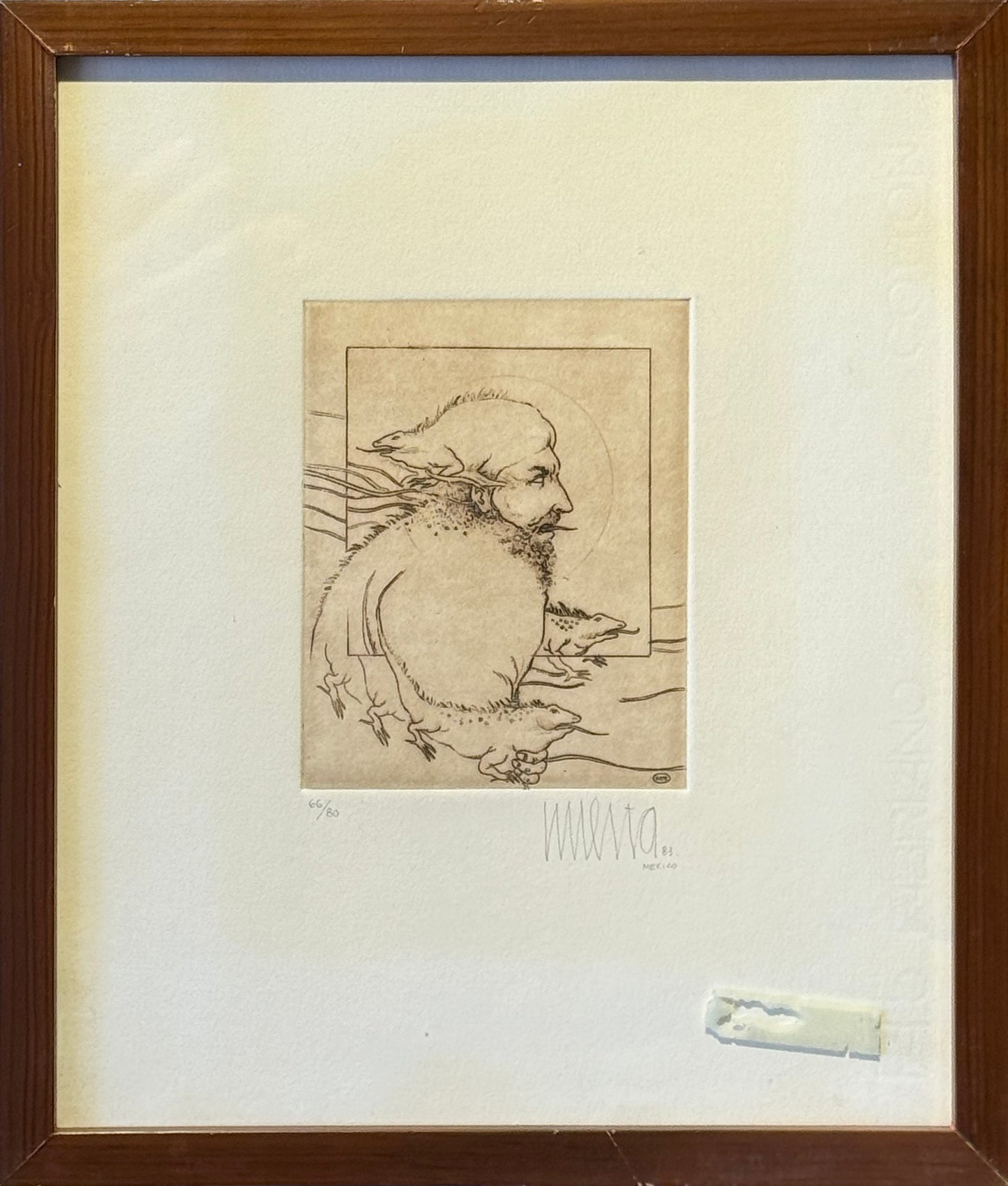 Marcos Huerta - Personaje / Grabado - 13,5 x 10,5 cm