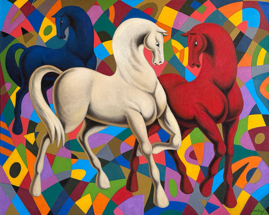 Julian DiVal - ST / Óleo sobre tela - 115 x 150 cm