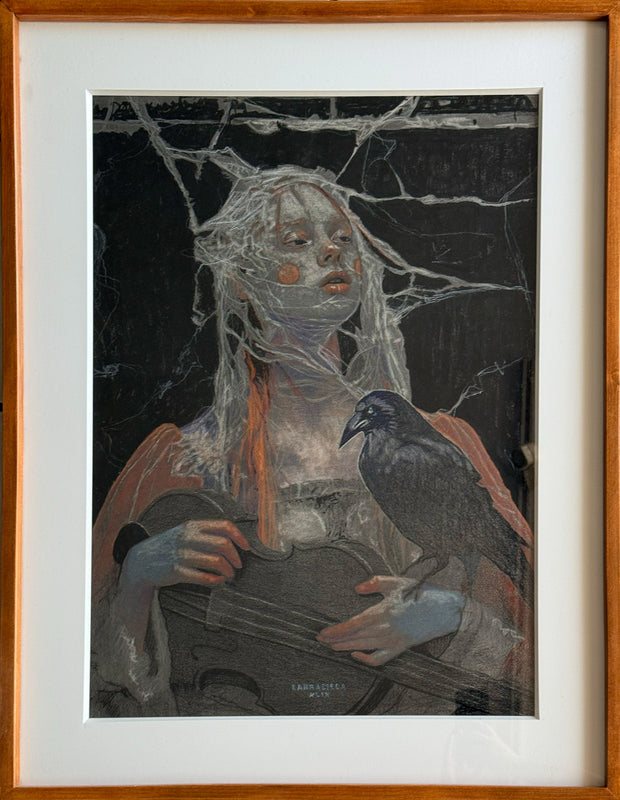 Carlos Larracilla – Un silencio / Mixta sobre papel – 56 x 76 cm – 1/1