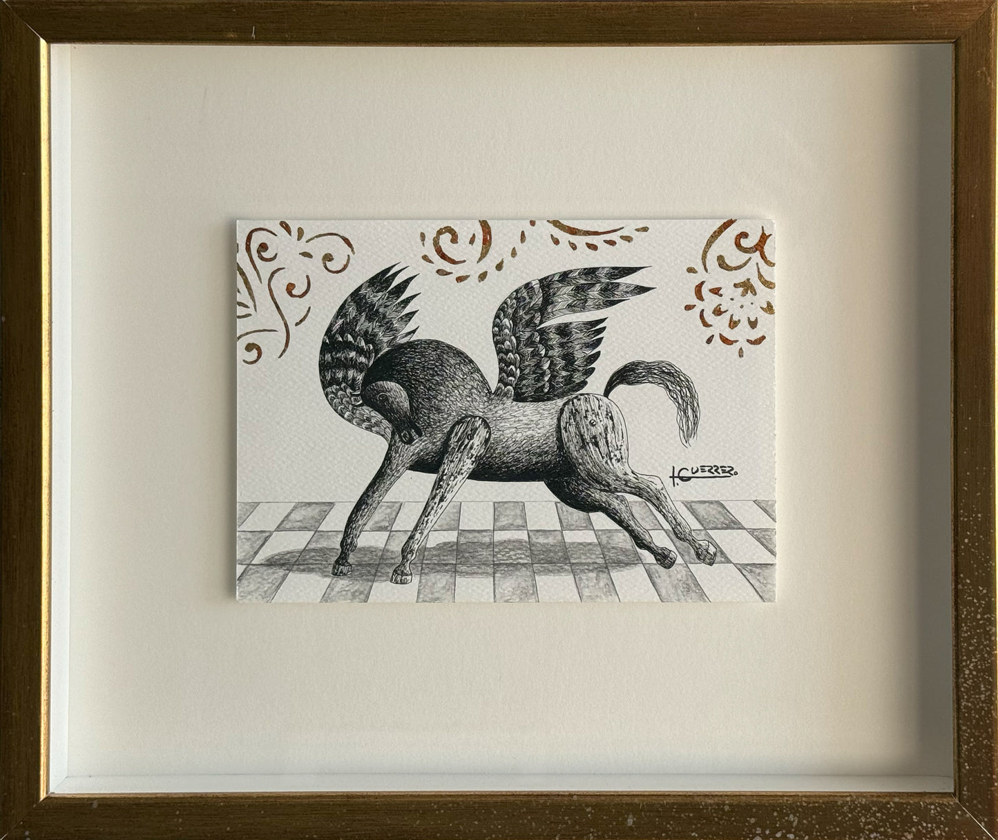 Ignacio Guerrero – Pegaso / Tinta sobre papel – 21 x 15 cm – 1/1