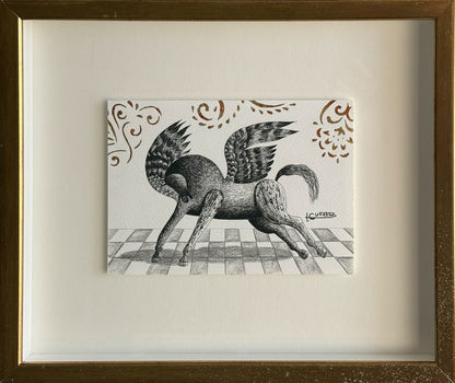 Ignacio Guerrero – Pegaso / Tinta sobre papel – 21 x 15 cm – 1/1