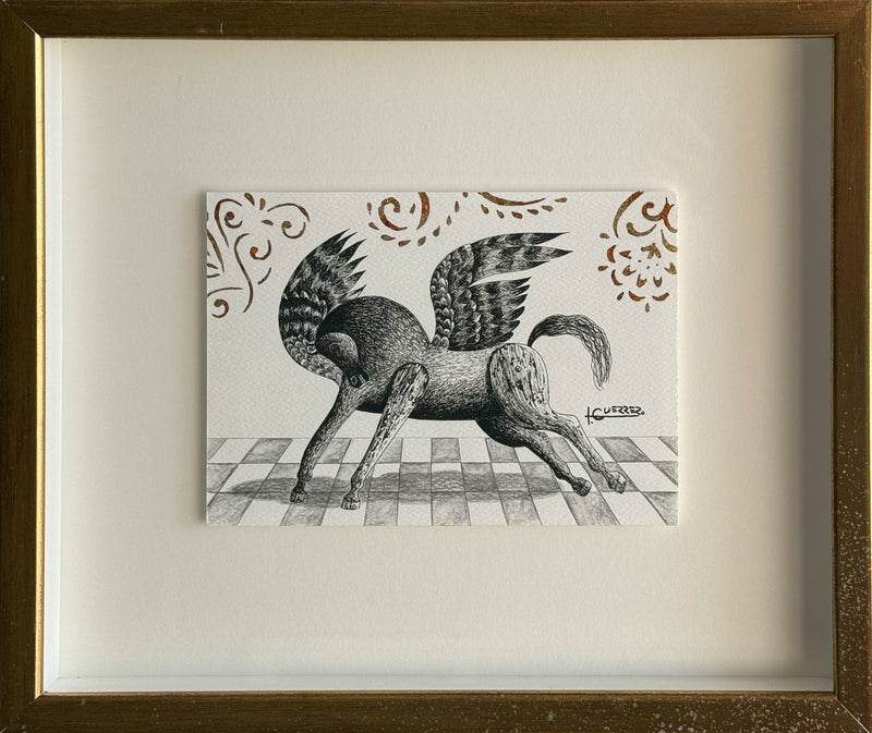 Ignacio Guerrero – Pegaso / Tinta sobre papel – 21 x 15 cm – 1/1