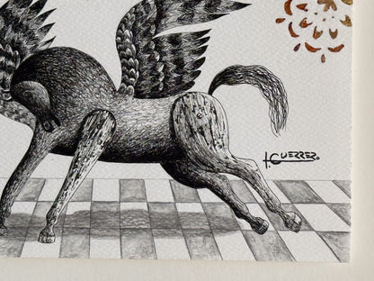Ignacio Guerrero – Pegaso / Tinta sobre papel – 21 x 15 cm – 1/1