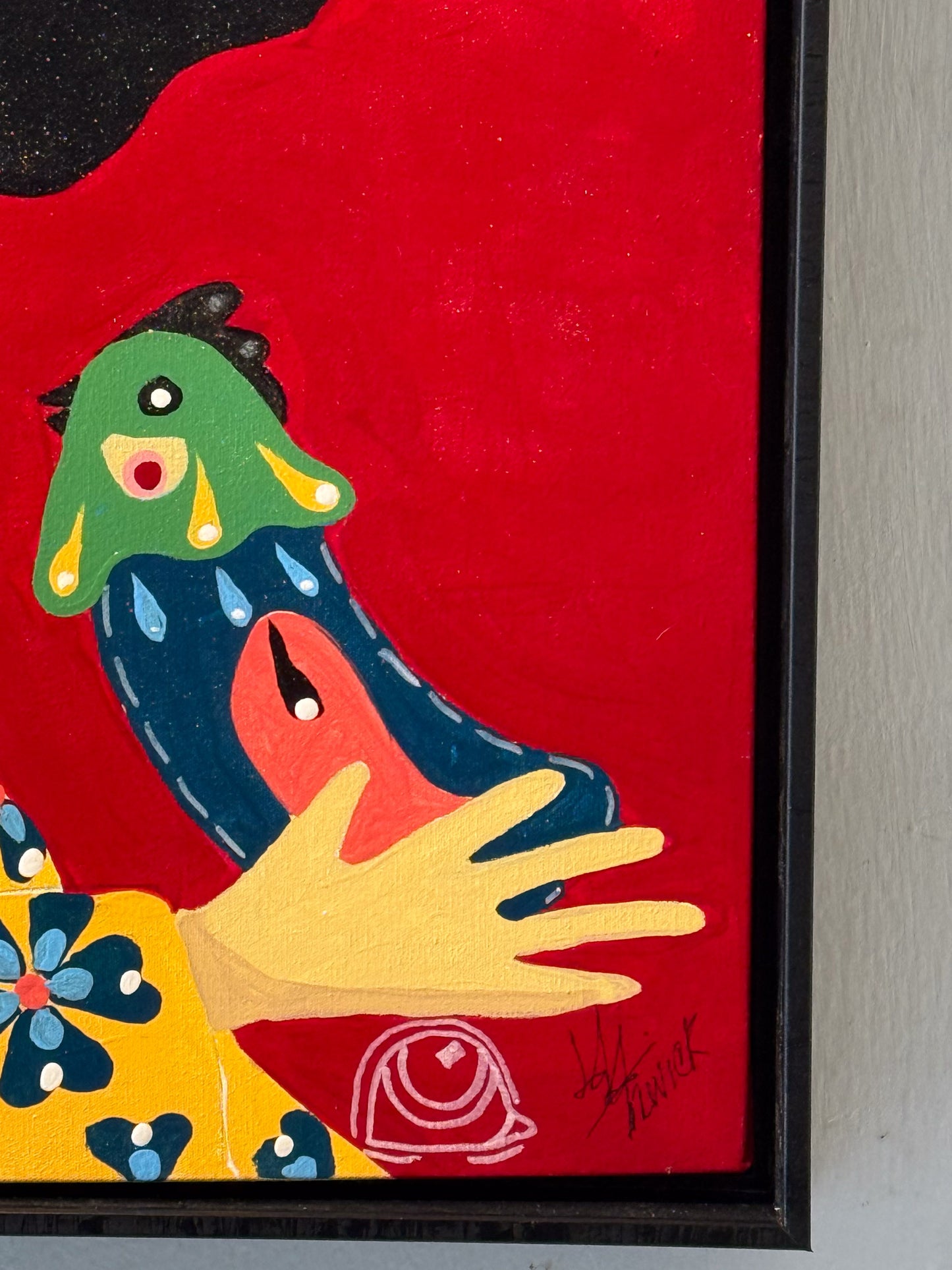 Lala Trewick – Reina de la estrellas / Mixta sobre lienzo – 50 x 60 cm – 1/1