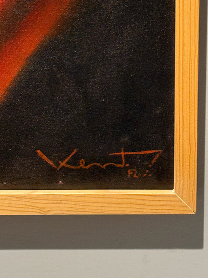 Daniel Kent – Serie Rostros Señor con barba y bufanda / Acrílico sobre tela – 60 x 80 cm – 1/1