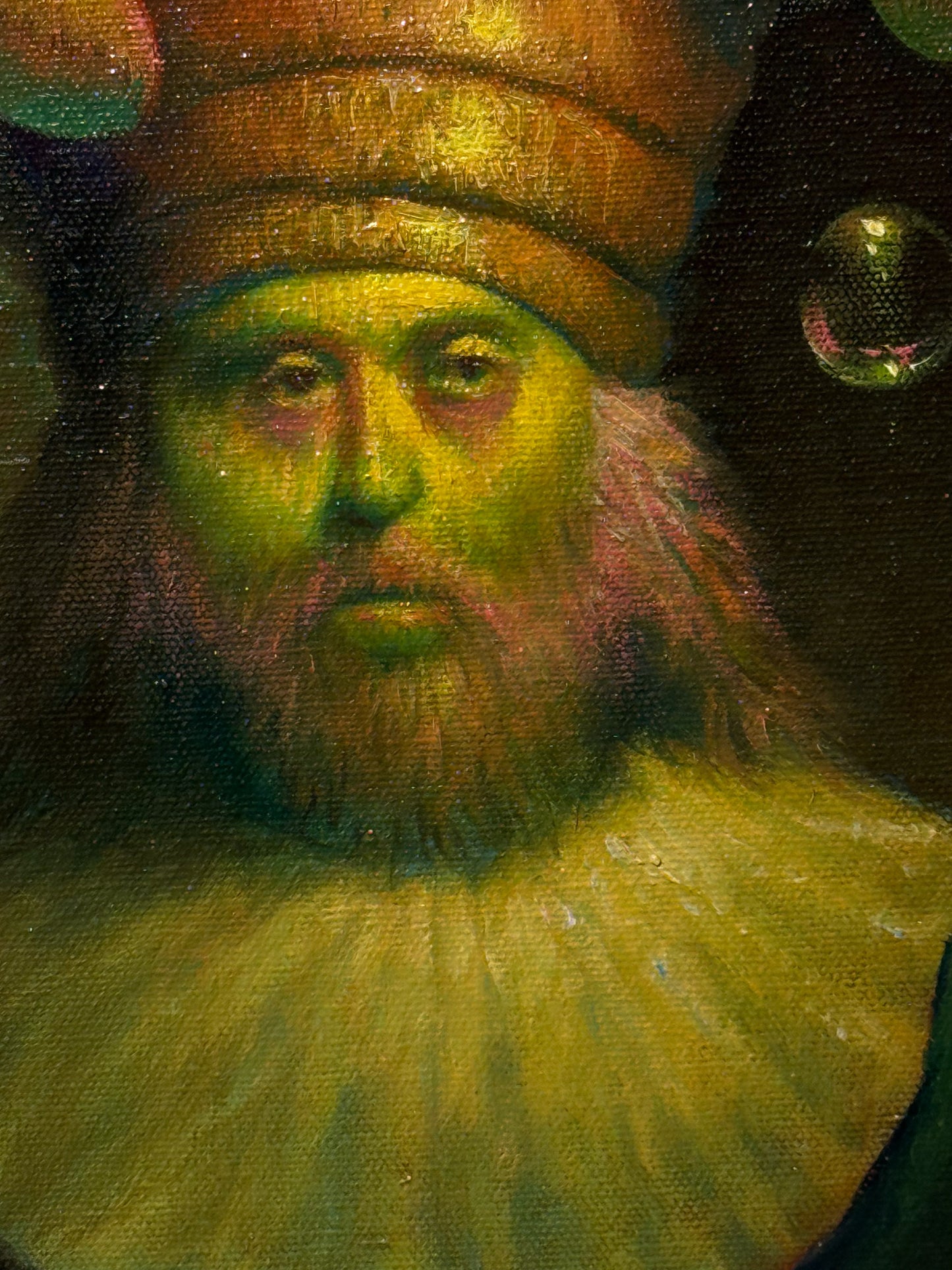 Fernando Garrido – Teoría de la Gravedad / Óleo sobre tela – 29 x 35 cm – 1/1