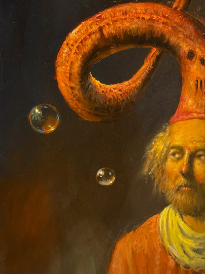 Fernando Garrido – Buscador de Universos / Óleo sobre mdf – 40 x 61 cm – 1/1