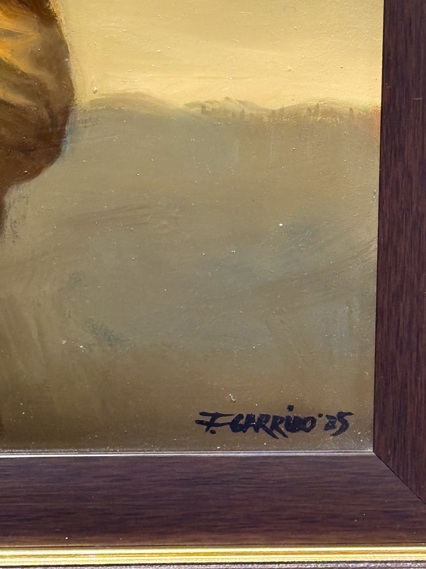 Fernando Garrido – Lanzador de Bolas / Óleo sobre mdf – 42 x 61 cm – 1/1