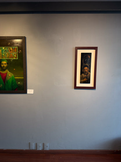 Fernando Garrido – Sabio / Óleo sobre masonite – 16 x 47 cm – 1/1