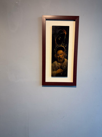 Fernando Garrido – Sabio / Óleo sobre masonite – 16 x 47 cm – 1/1
