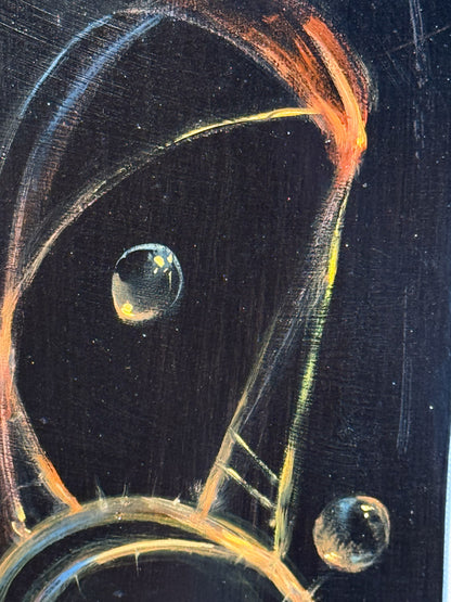 Fernando Garrido – Sabio / Óleo sobre masonite – 16 x 47 cm – 1/1