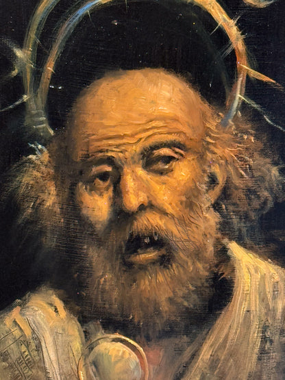Fernando Garrido – Sabio / Óleo sobre masonite – 16 x 47 cm – 1/1
