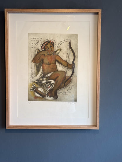 Javier Arévalo – Cupido / Grabado sobre papel – 40 x 54 cm – 34/100