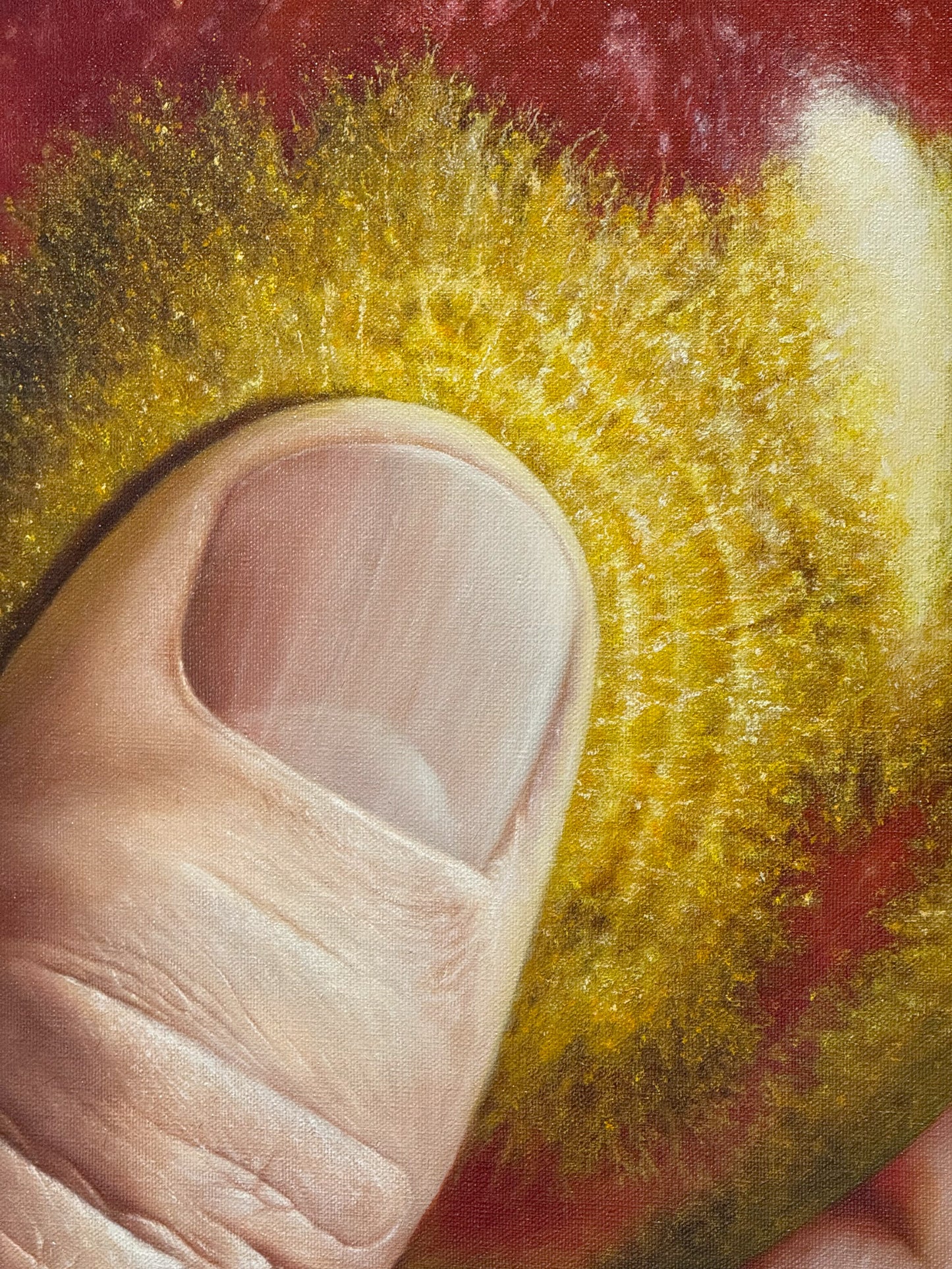 Cesar Plascencia – Rey Midas / Óleo  sobre lienzo – 100 x 120 cm – 1/1