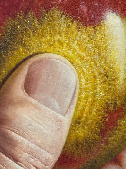 Cesar Plascencia – Rey Midas / Óleo  sobre lienzo – 100 x 120 cm – 1/1