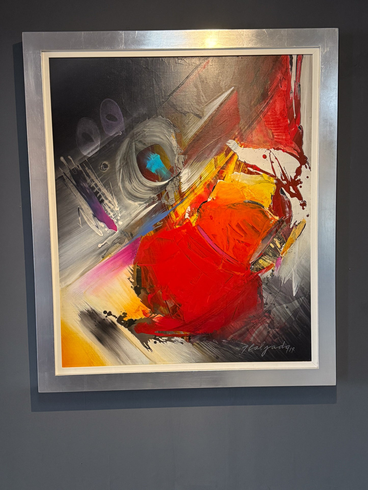 Rafael Calzada – Festividad Nocturna / Acrílico sobre tela – 100 x 120 cm – 1/1