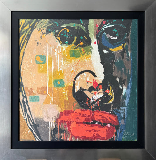 Serie 13/40 / Vladimir Cora - Sin titulo 12 / Mixografía - 80 x 80 cm
