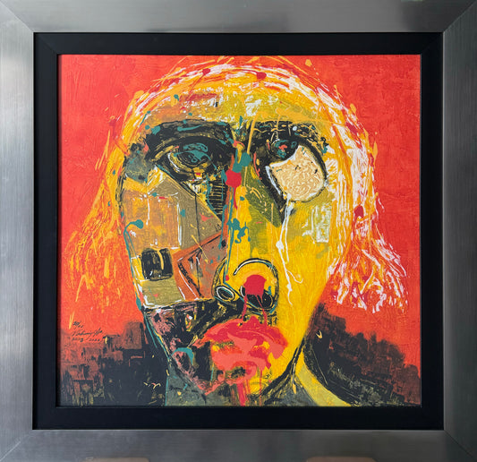 Serie 20/40 / Vladimir Cora - Sin titulo 14 / Mixografía - 80 x 80 cm