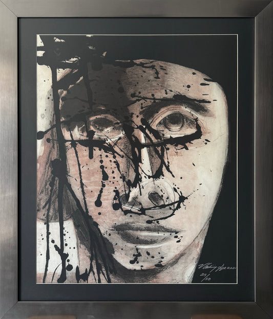 Serie 25/50 / Vladimir Cora - Sin titulo 9 / Litografía  - 75 x 59 cm