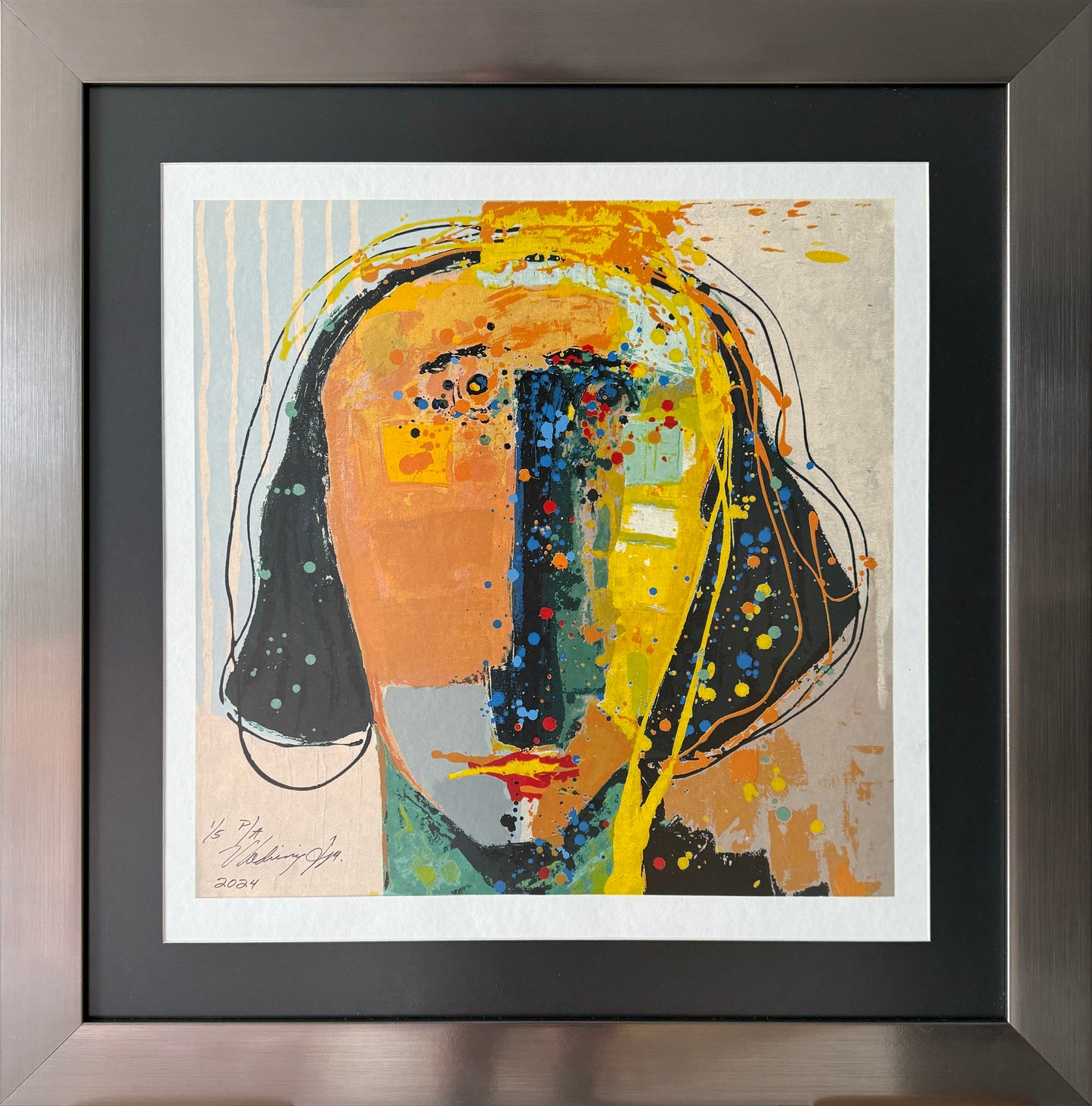 Serie P/A 1/5 / Vladimir Cora - Sin titulo 18 / Litografía  - 50 x 50 cm