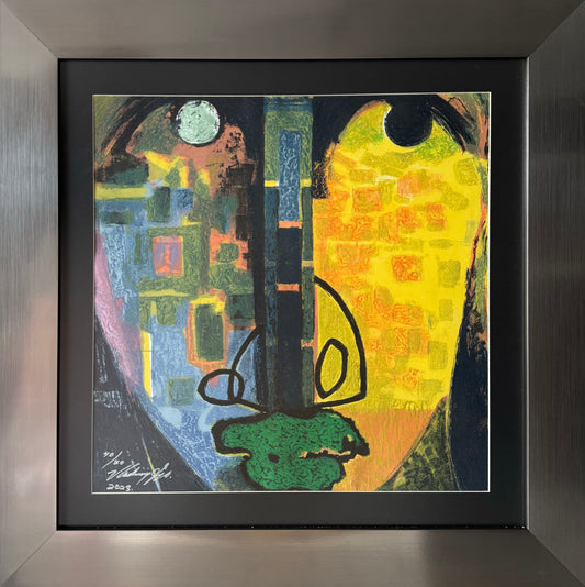 Serie 40/80 / Vladimir Cora - Sin titulo 15 / Mixografía - 50 x 50 cm