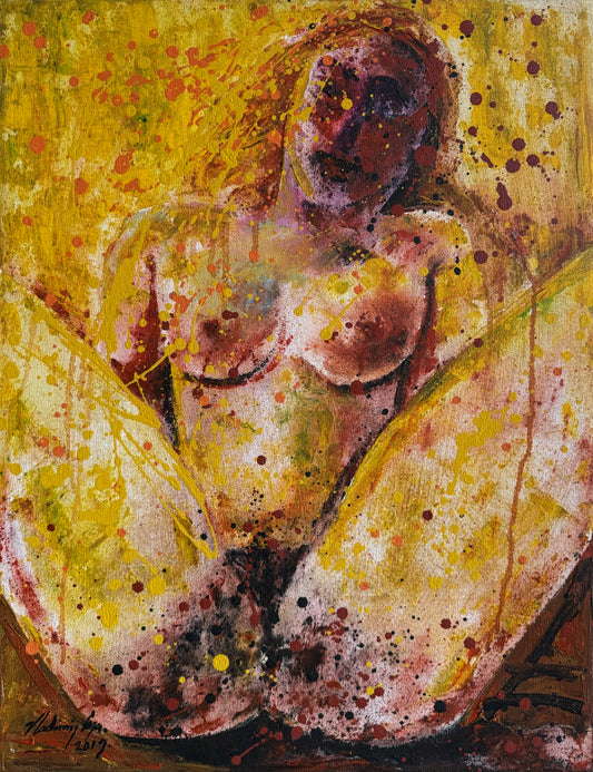 Única 015 / Vladimir Cora - Magdalena No. 35 / Acrílico sobre tela - 65 x 50 cm