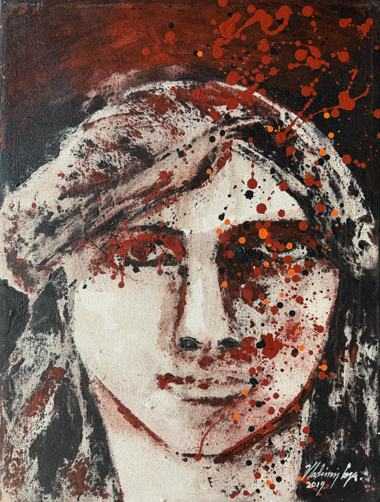 Única 012 / Vladimir Cora - Magdalena No. 40  / Acrílico sobre tela - 65 x 50 cm