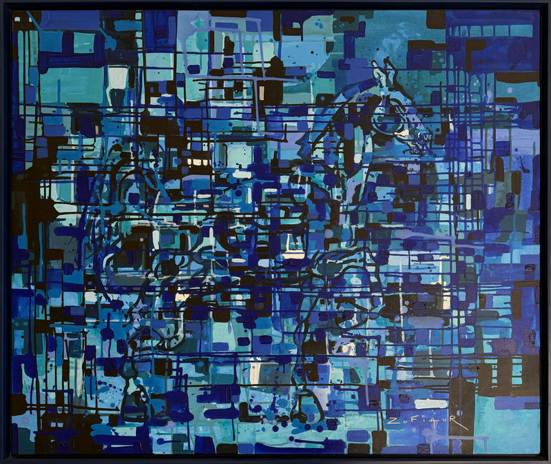 Juan Zufiaur – Caballo / Mixta sobre tela – 110 x 100 cm – 1/1