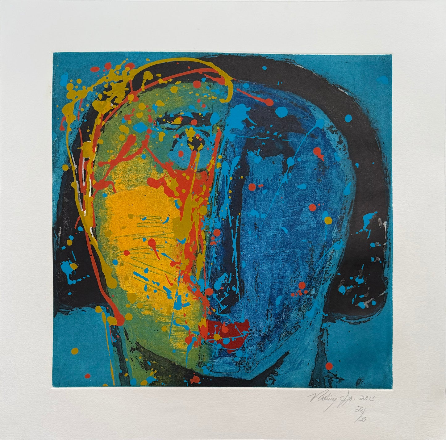 Serie 28/30 / Vladimir Cora - Sin titulo 29 / Grabado - 49 x 49 cm