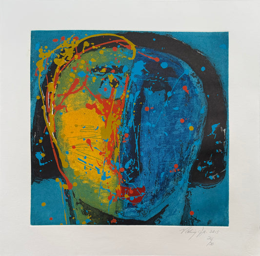 Serie 28/30 / Vladimir Cora - Sin titulo 29 / Grabado - 49 x 49 cm