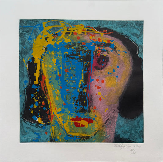 Serie 27/30 / Vladimir Cora - Sin titulo 28 / Grabado - 49 x 49 cm