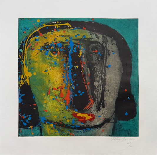 Serie 27/30 / Vladimir Cora - Sin titulo 33 / Grabado - 49 x 49 cm